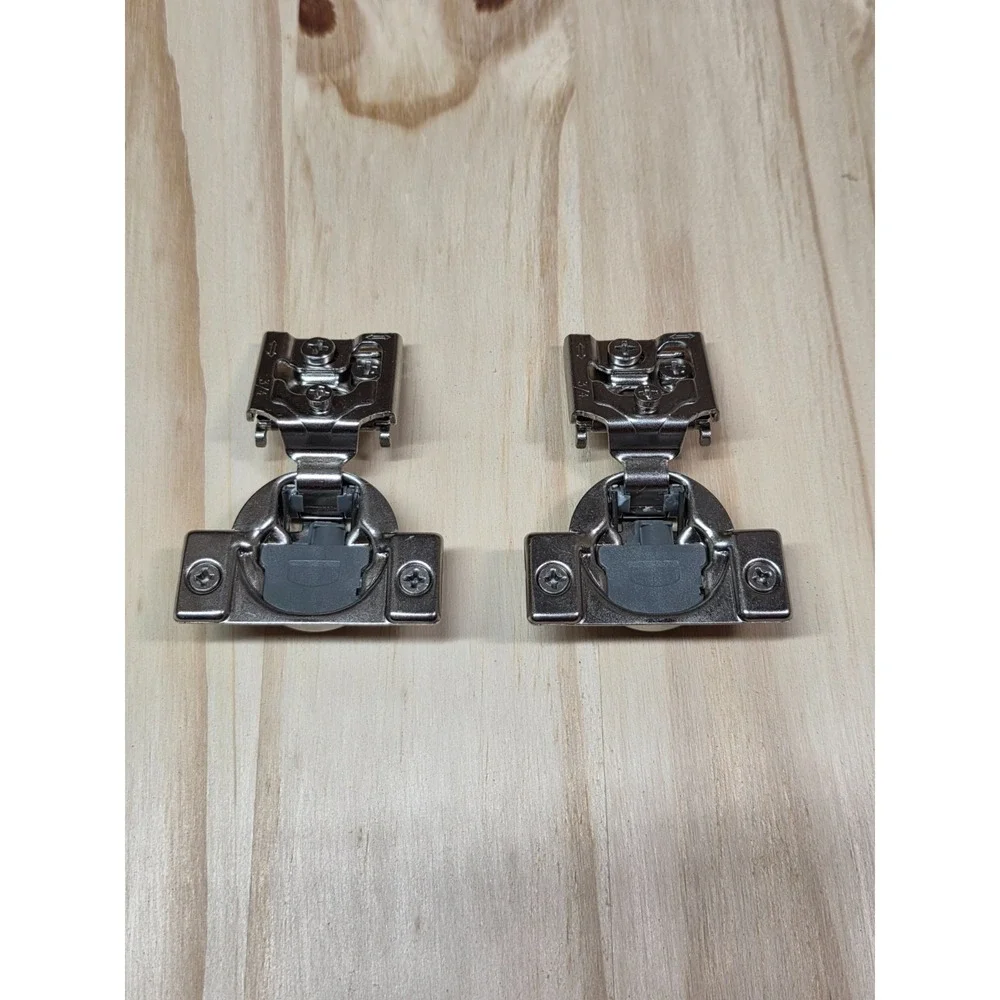 Ravinte 2 Pack 1 Pair 3/4 inch Overlay Cabinet Hinges Kitchen Soft Close Cabinet